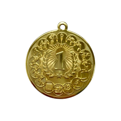 Медаль "Виды спорта" с призовым местом (арт. 502)