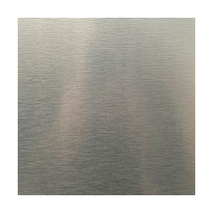  Металл. пластина для сублим. алюм.  300х600, серебро шлифованное, 0.25мм.