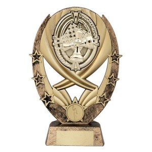 Статуэтка Шахматы, литая, античное золото, 21,5 см